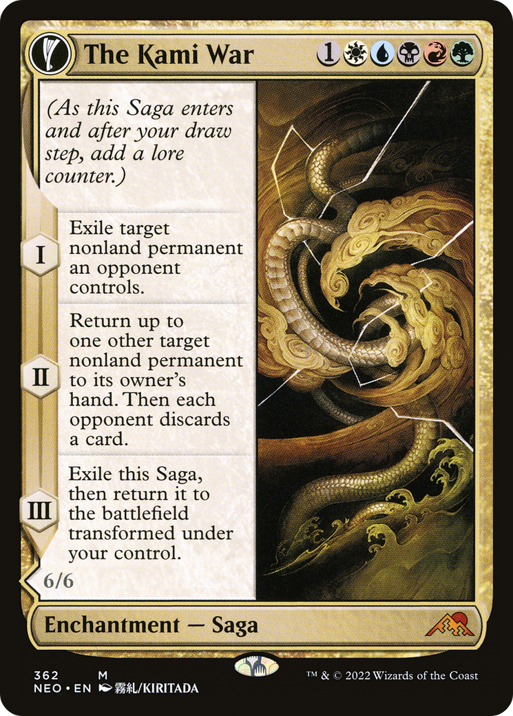 The Kami War (Showcase) (NEO-362) - Kamigawa: Neon Dynasty - Magic The Gathering