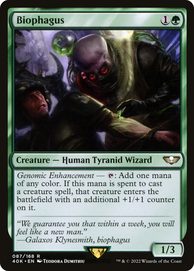 Biophagus (40K-087) - Warhammer 40,000 Commander - Magic The Gathering