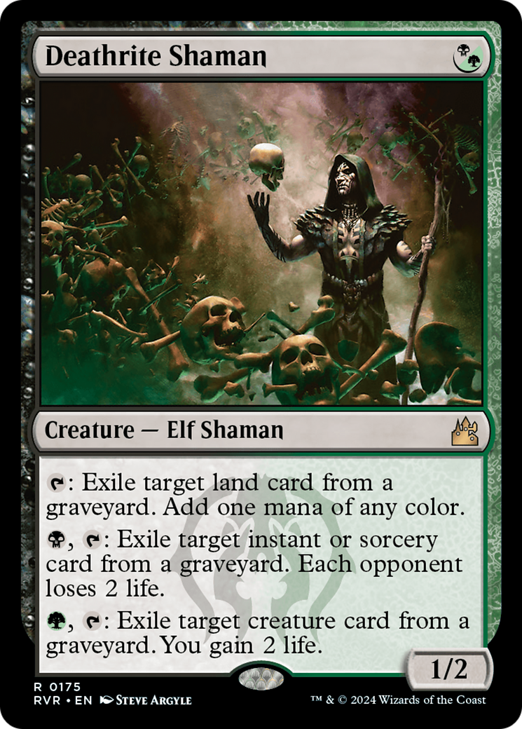 FOIL Deathrite Shaman (RVR-175) - Ravnica Remastered - Magic The Gathering