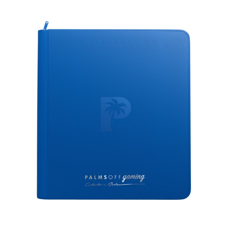 Collector's Series 12 Pocket Zip Trading Card Binder - BLUE