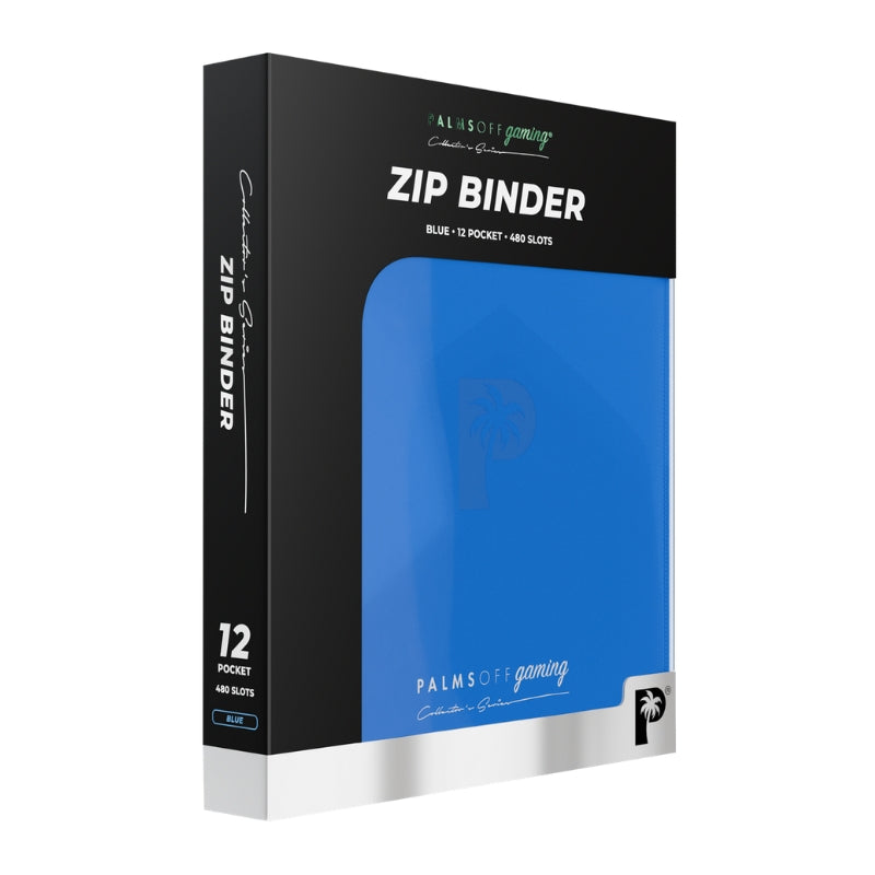 Collector's Series 12 Pocket Zip Trading Card Binder - BLUE