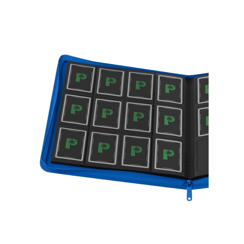Collector's Series 12 Pocket Zip Trading Card Binder - BLUE