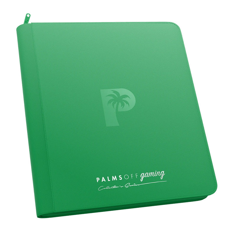 Collector's Series 12 Pocket Zip Trading Card Binder - GREEN