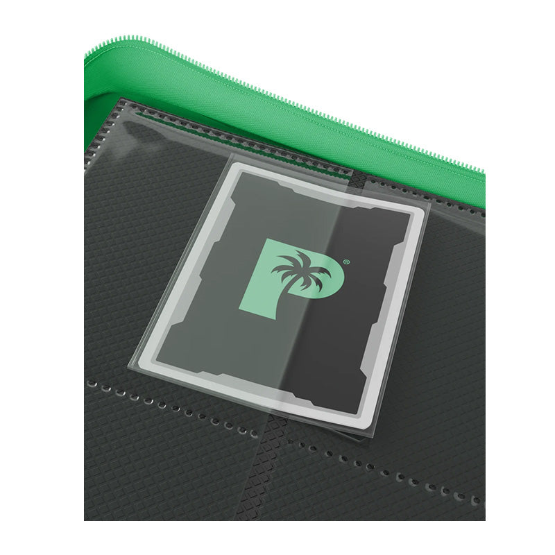 Collector's Series 12 Pocket Zip Trading Card Binder - GREEN