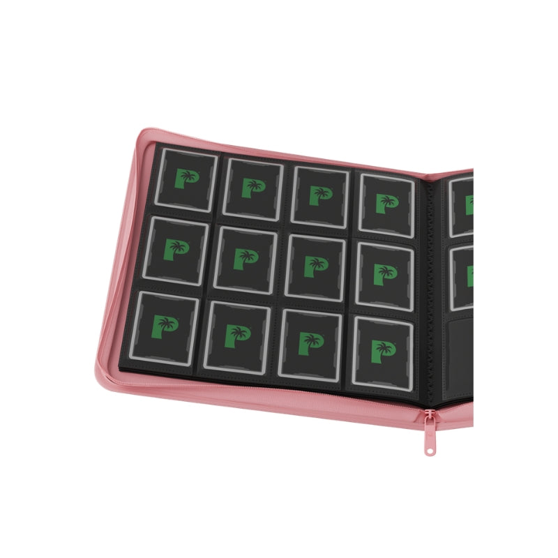 Collector's Series 12 Pocket Zip Trading Card Binder - PINK