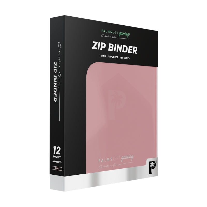 Collector's Series 12 Pocket Zip Trading Card Binder - PINK