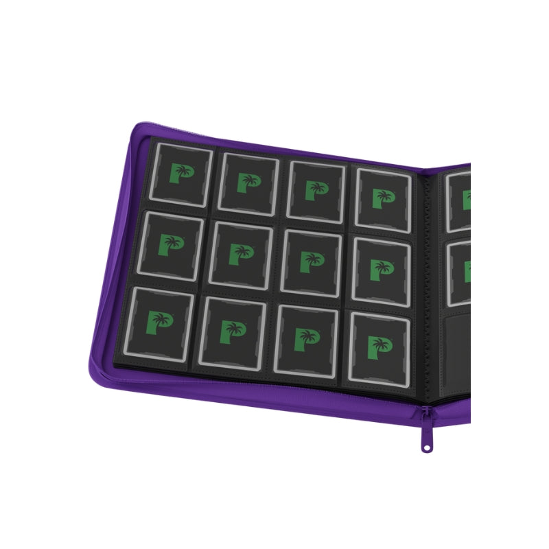 Collector's Series 12 Pocket Zip Trading Card Binder - PURPLE