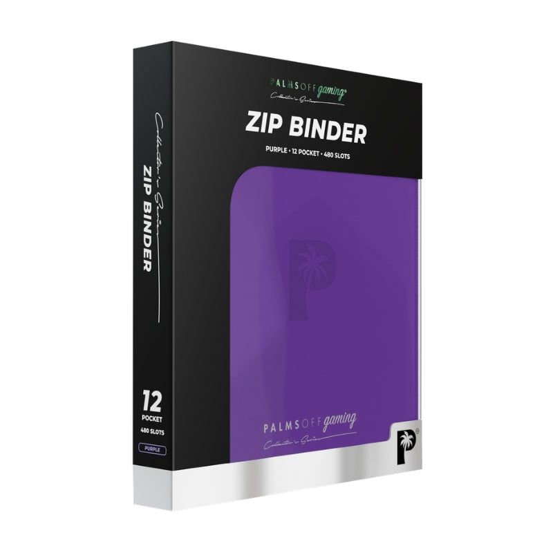 Collector's Series 12 Pocket Zip Trading Card Binder - PURPLE