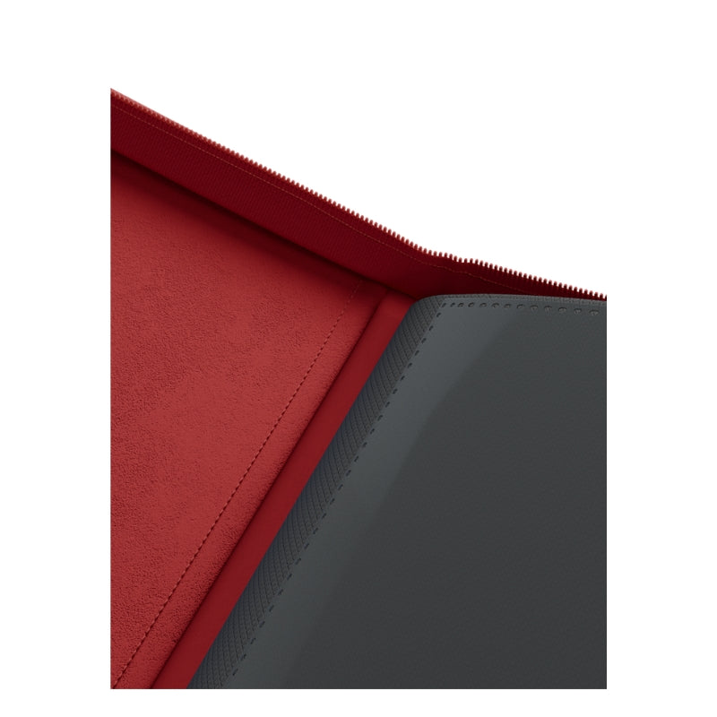 Collector's Series 12 Pocket Zip Trading Card Binder - RED