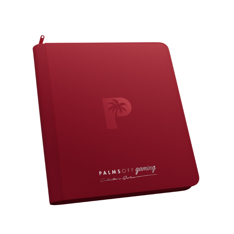 Collector's Series 12 Pocket Zip Trading Card Binder - RED