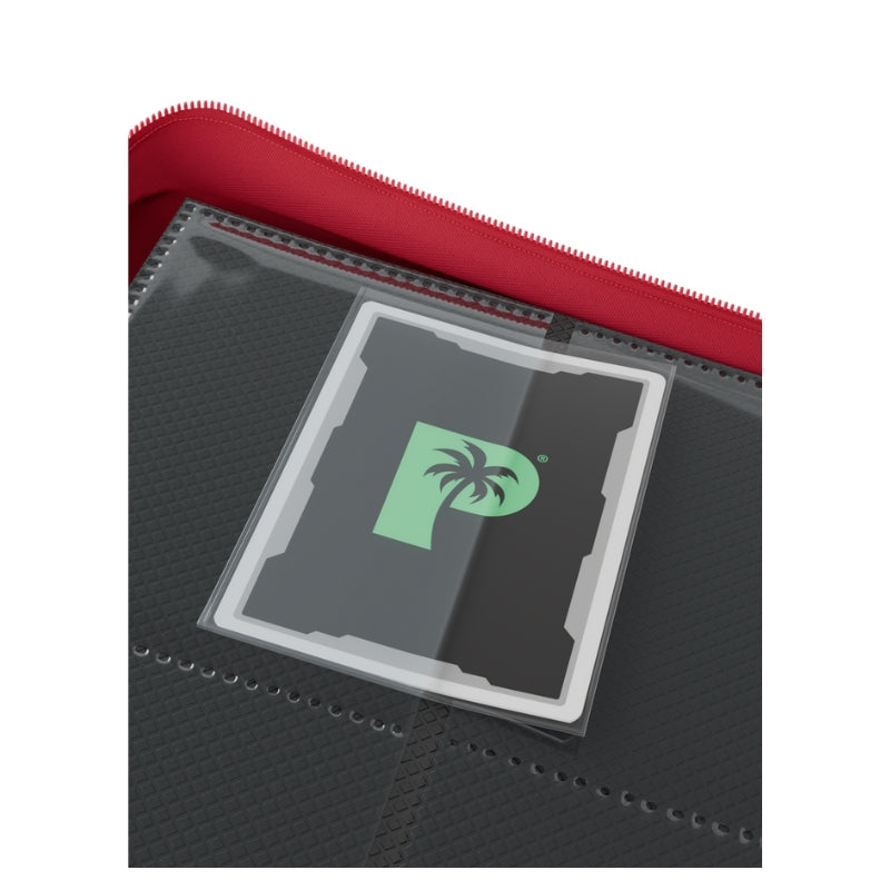 Collector's Series 12 Pocket Zip Trading Card Binder - RED