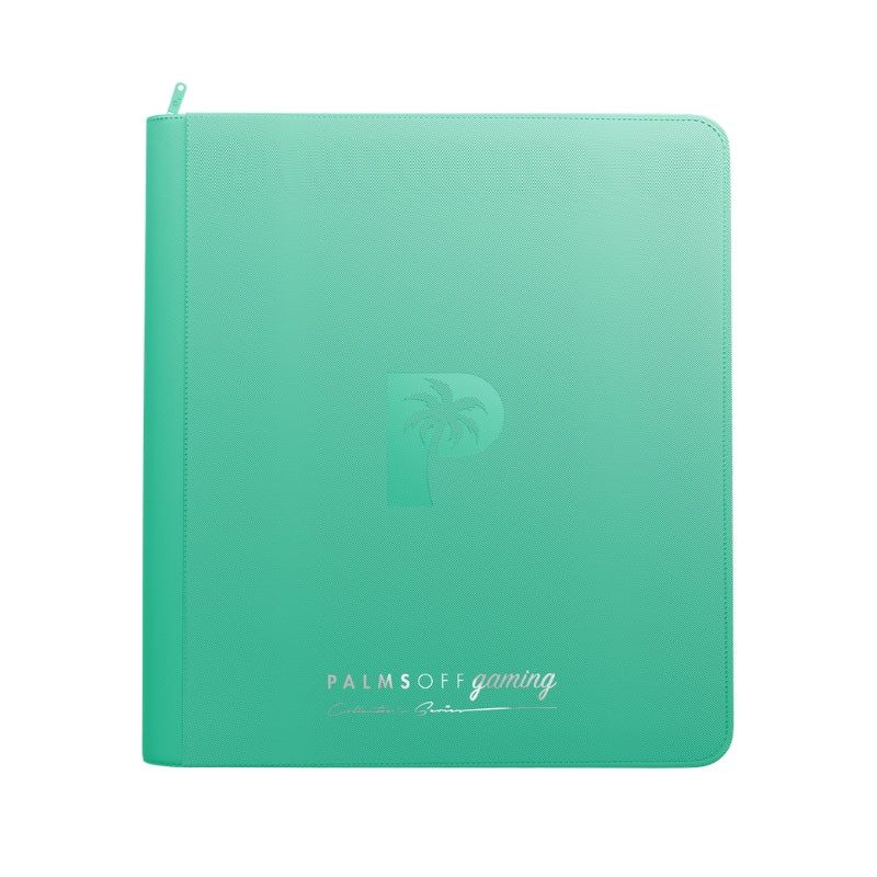 Collector's Series 12 Pocket Zip Trading Card Binder - TURQUOISE