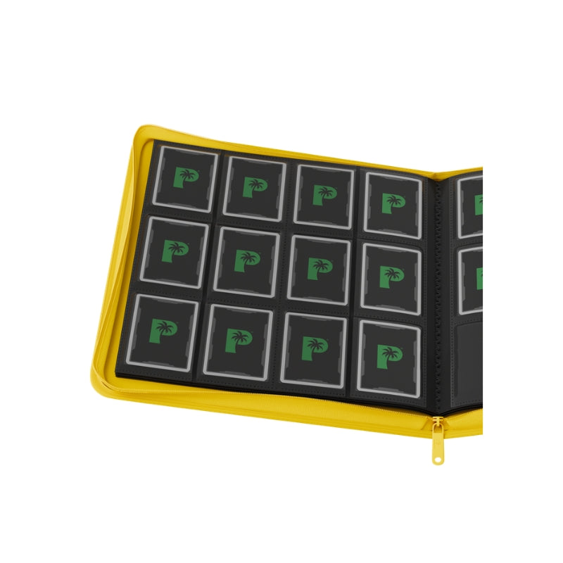 Collector's Series 12 Pocket Zip Trading Card Binder - YELLOW