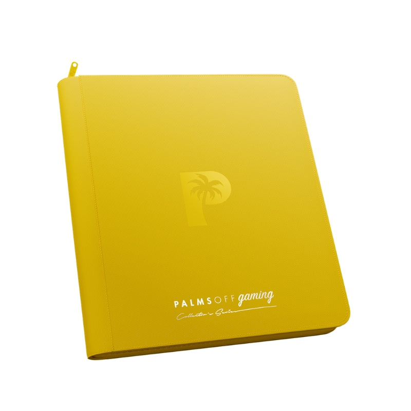 Collector's Series 12 Pocket Zip Trading Card Binder - YELLOW