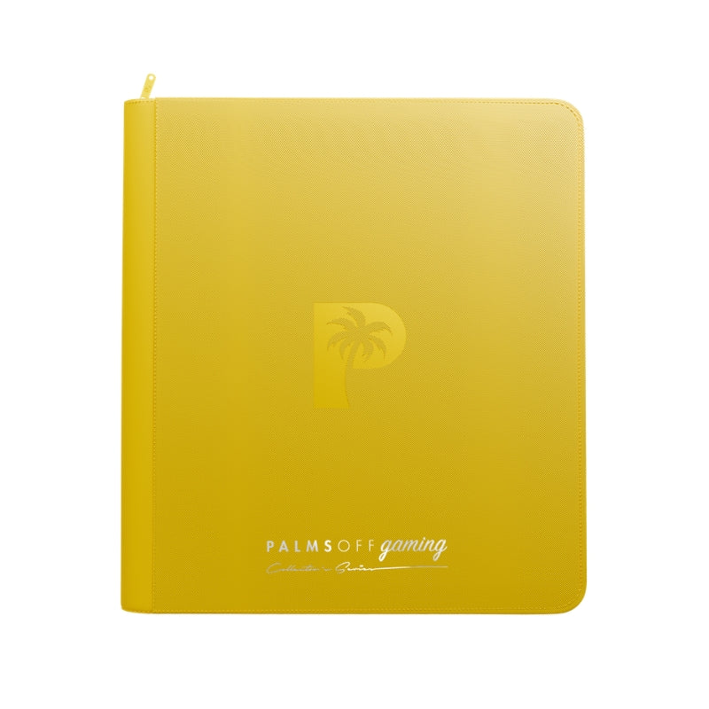 Collector's Series 12 Pocket Zip Trading Card Binder - YELLOW