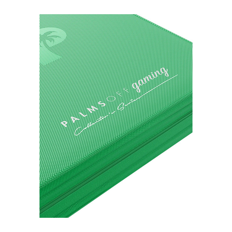 Collector's Series 4 Pocket Card Loader TOP LOADER Zip Binder - CLEAR - GREEN