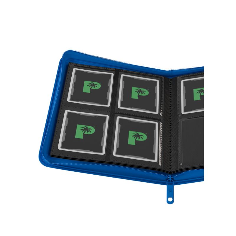 Collector's Series 4 Pocket Zip Trading Card Binder - BLUE