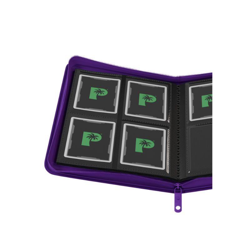 Collector's Series 4 Pocket Zip Trading Card Binder - PURPLE