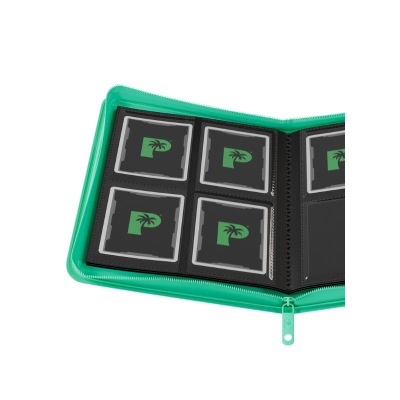 Collector's Series 4 Pocket Zip Trading Card Binder - TURQUOISE