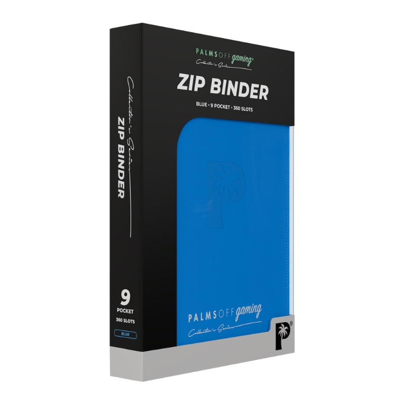 Collector's Series 9 Pocket Zip Trading Card Binder - BLUE