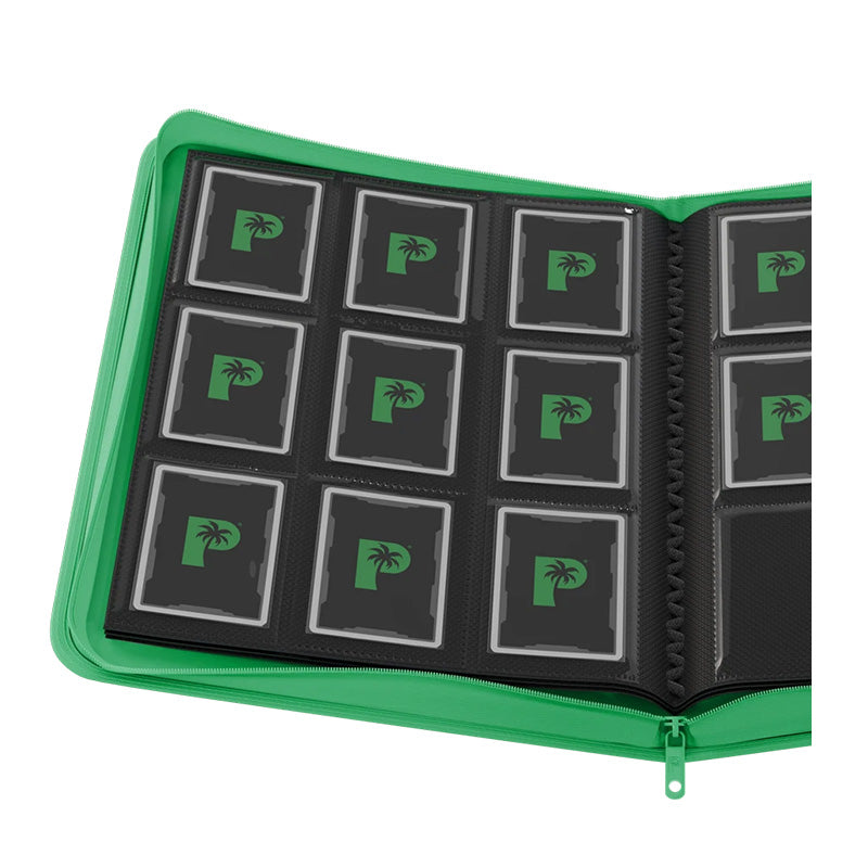 Collector's Series 9 Pocket Zip Trading Card Binder - GREEN