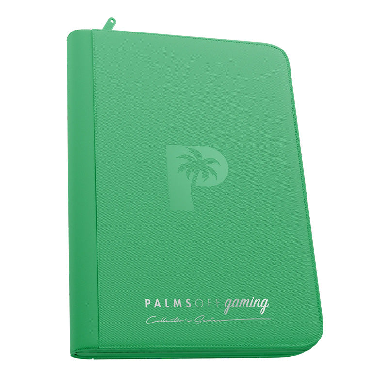 Collector's Series 9 Pocket Zip Trading Card Binder - GREEN