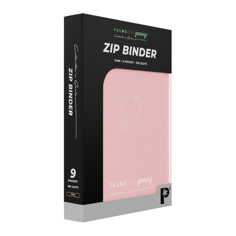 Collector's Series 9 Pocket Zip Trading Card Binder - PINK