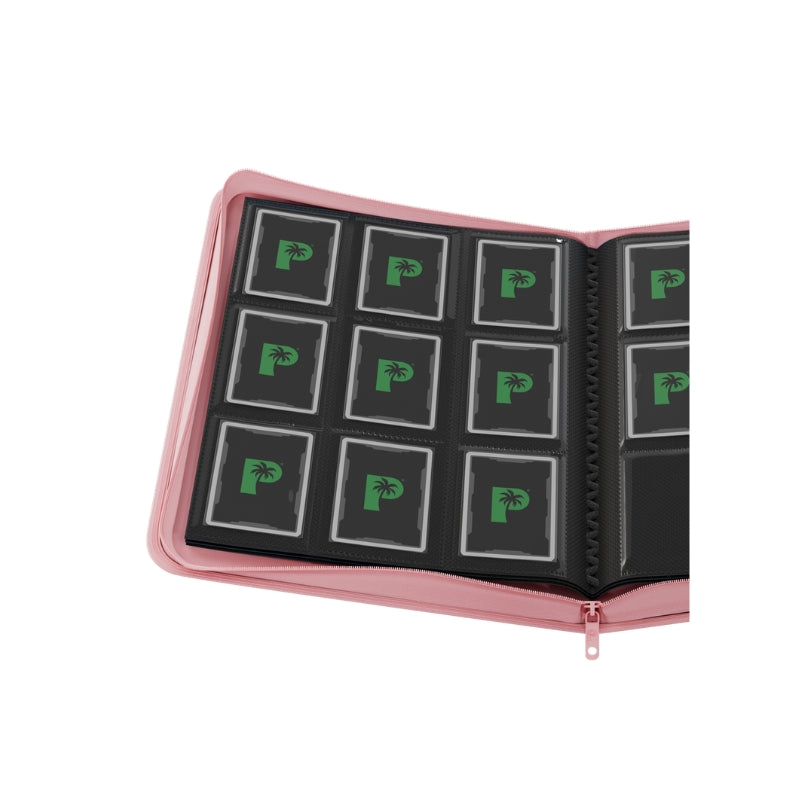 Collector's Series 9 Pocket Zip Trading Card Binder - PINK