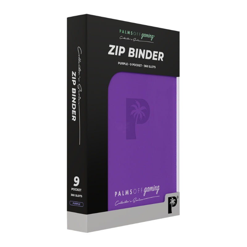 Collector's Series 9 Pocket Zip Trading Card Binder - PURPLE