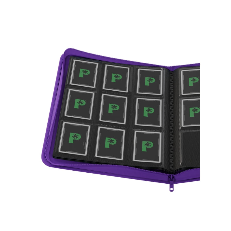 Collector's Series 9 Pocket Zip Trading Card Binder - PURPLE