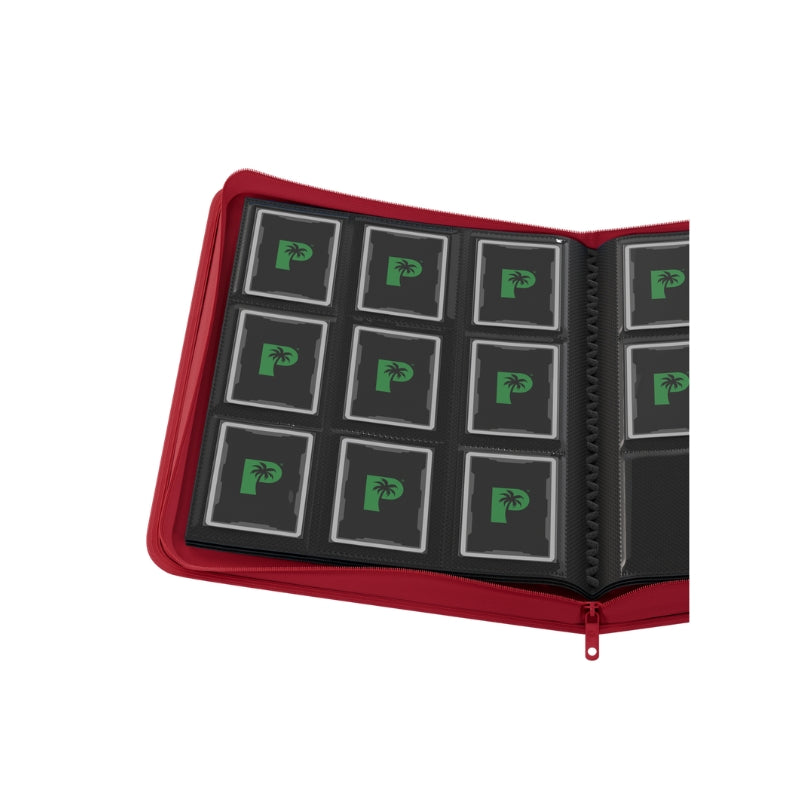Collector's Series 9 Pocket Zip Trading Card Binder - RED