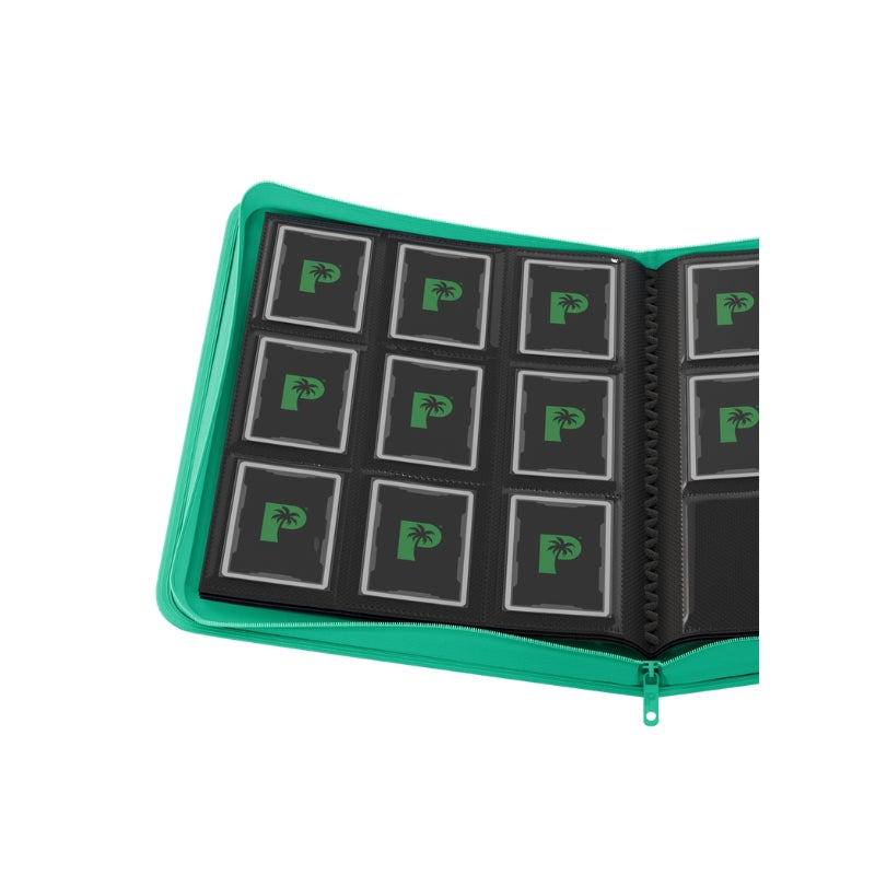 Collector's Series 9 Pocket Zip Trading Card Binder - TURQUOISE