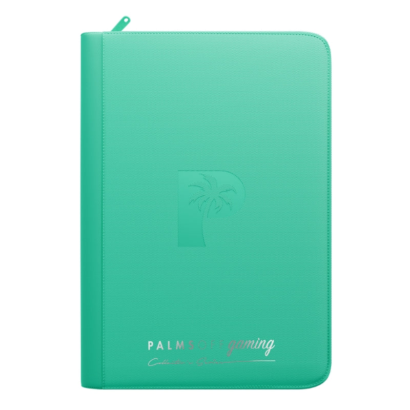 Collector's Series 9 Pocket Zip Trading Card Binder - TURQUOISE