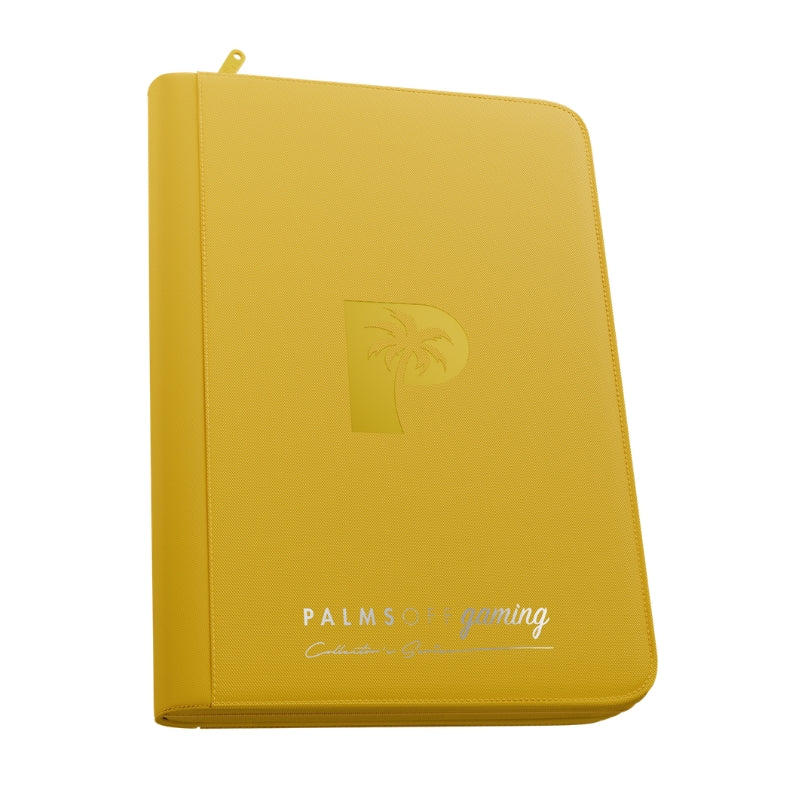 Collector's Series 9 Pocket Zip Trading Card Binder - YELLOW