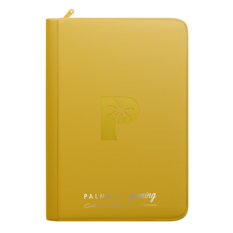 Collector's Series 9 Pocket Zip Trading Card Binder - YELLOW