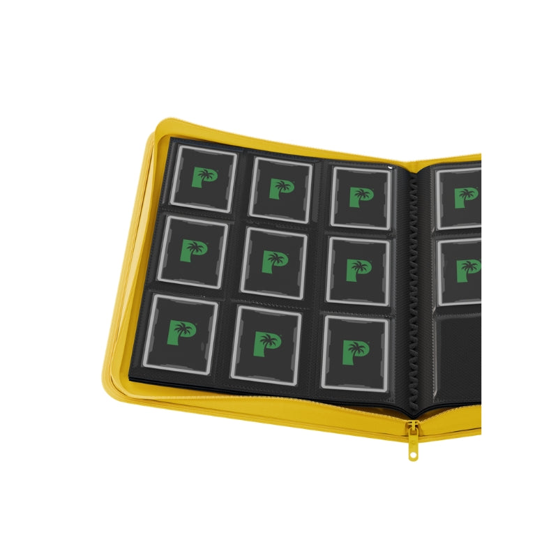 Collector's Series 9 Pocket Zip Trading Card Binder - YELLOW