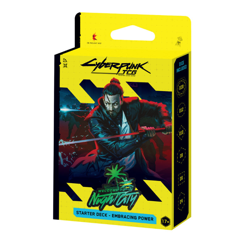 Cyberpunk TCG Welcome to Night City Embracing Power Starter Deck