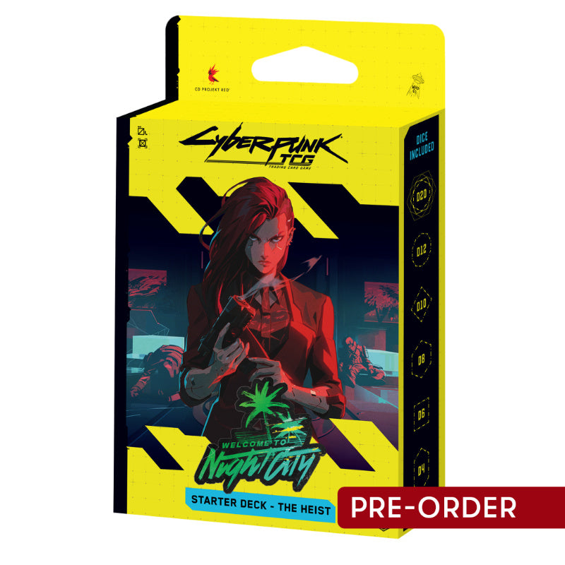 Cyberpunk TCG Welcome to Night City The Heist Starter Deck