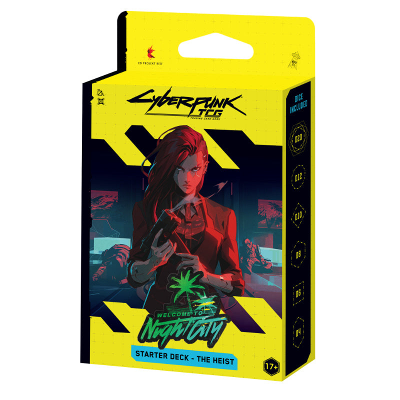 Cyberpunk TCG Welcome to Night City The Heist Starter Deck