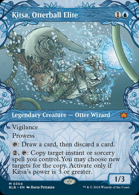 Kitsa, Otterball Elite (BLB-304) - Bloomburrow: (Showcase) - Magic The Gathering