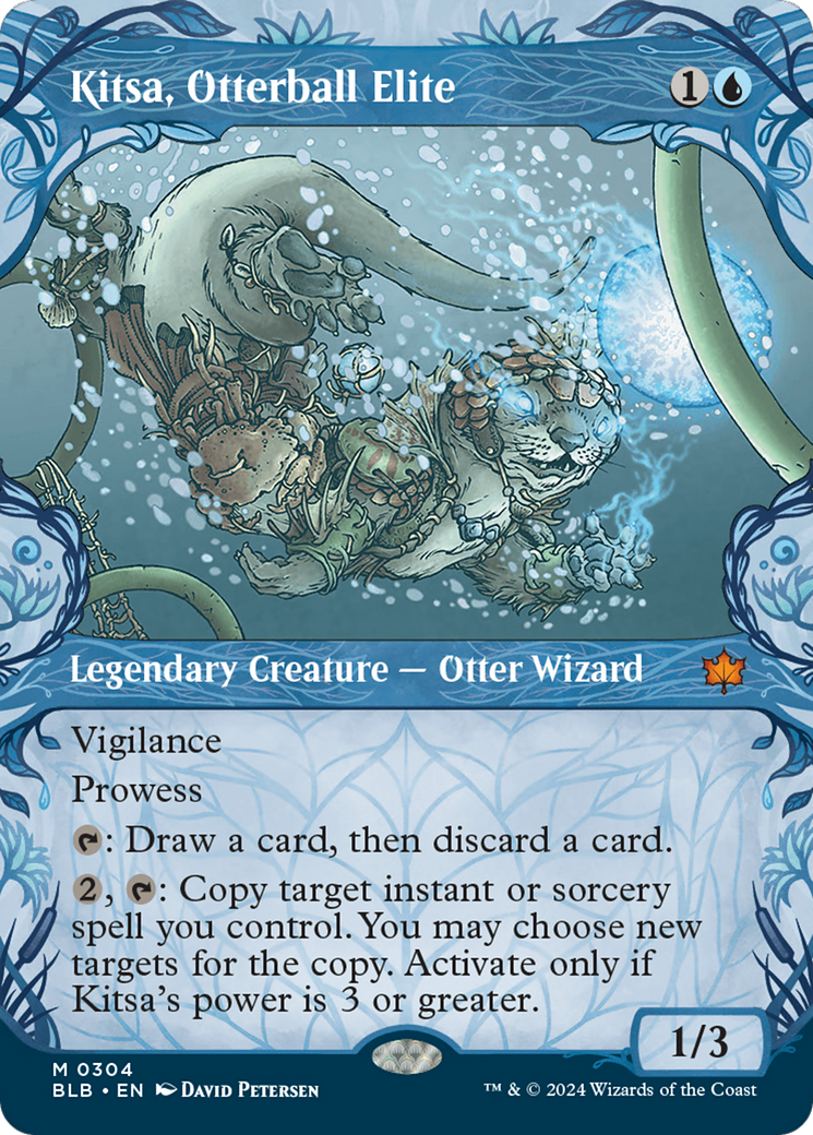 FOIL Kitsa, Otterball Elite (BLB-304) - Bloomburrow - Magic The Gathering