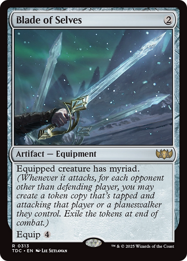 Blade of Selves (TDC-313) - Commander: Tarkir: Dragonstorm - Magic The Gathering