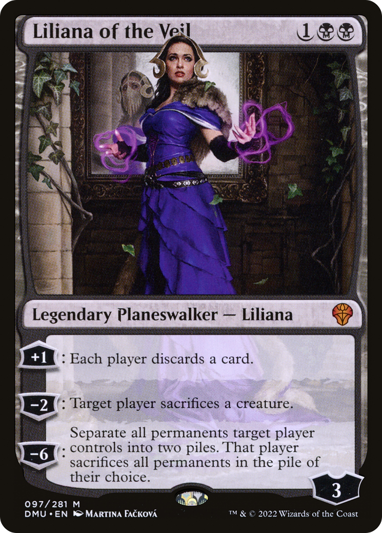 FOIL Liliana of the Veil (DMU-097) - Dominaria United - Magic The Gathering