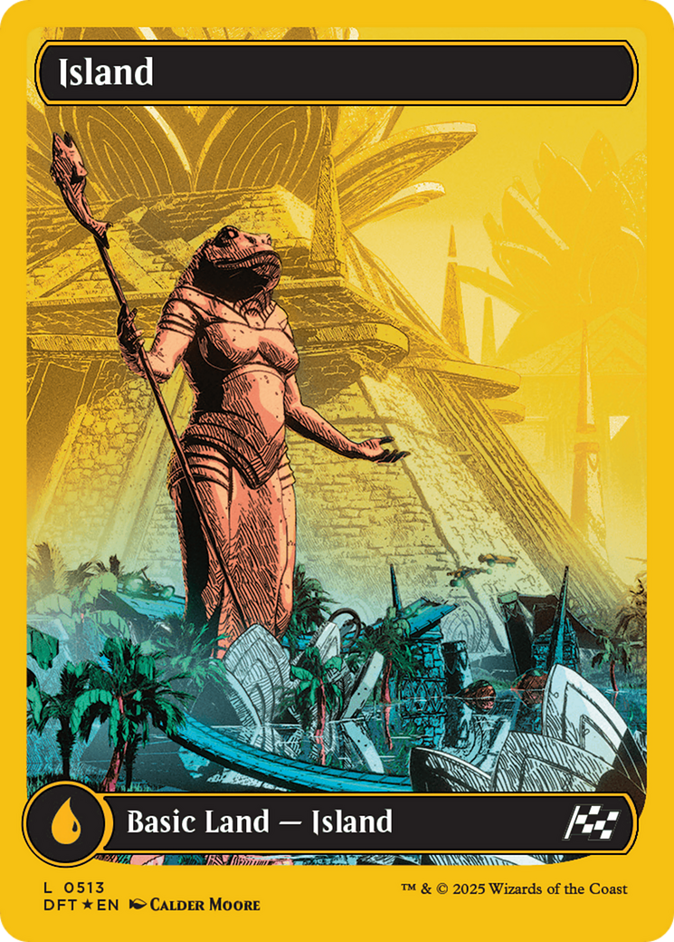 FOIL Island (DFT-513) - Aetherdrift - Magic The Gathering