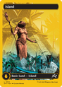 FOIL Island (DFT-513) - Aetherdrift: (Full Art) - Magic The Gathering