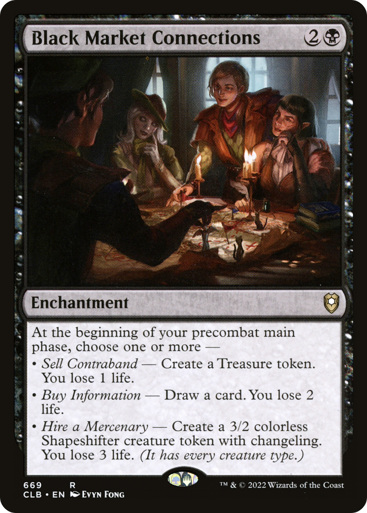 Black Market Connections (CLB-669) - Commander Legends: Battle for Baldur's Gate - Magic The Gathering