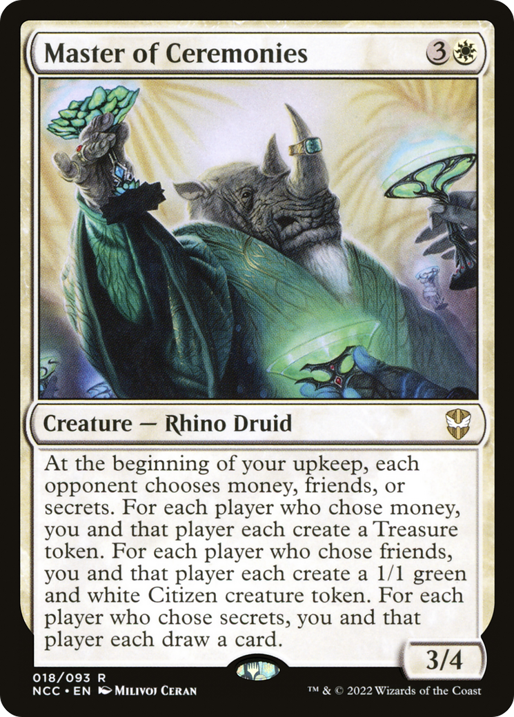 Master of Ceremonies (NCC-018) - New Capenna Commander - Magic The Gathering