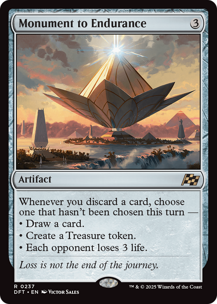 Monument to Endurance (DFT-237) - Aetherdrift - Magic The Gathering