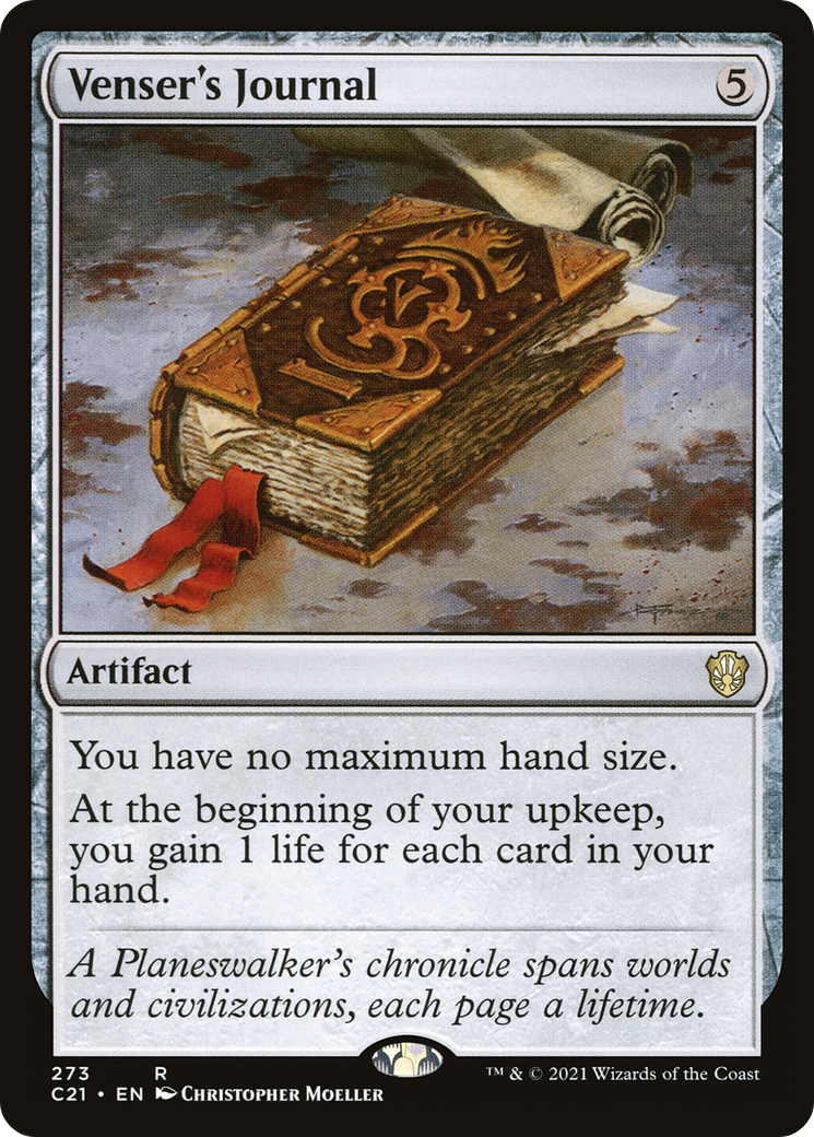Venser's Journal (C21-273) - Commander 2021 - Magic The Gathering