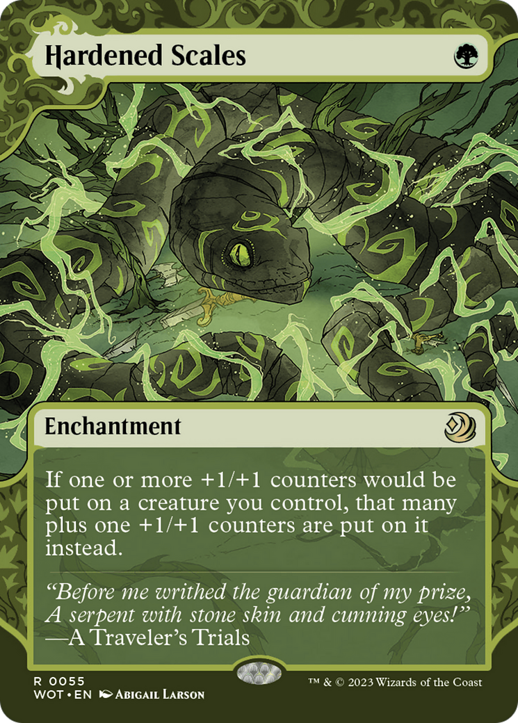 Hardened Scales (WOT-055) - Wilds of Eldraine: Enchanting Tales - Magic The Gathering